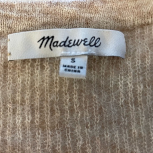 Madewell Alpaca-Blend V-Neck Sweater Size S - Picture 4 of 7